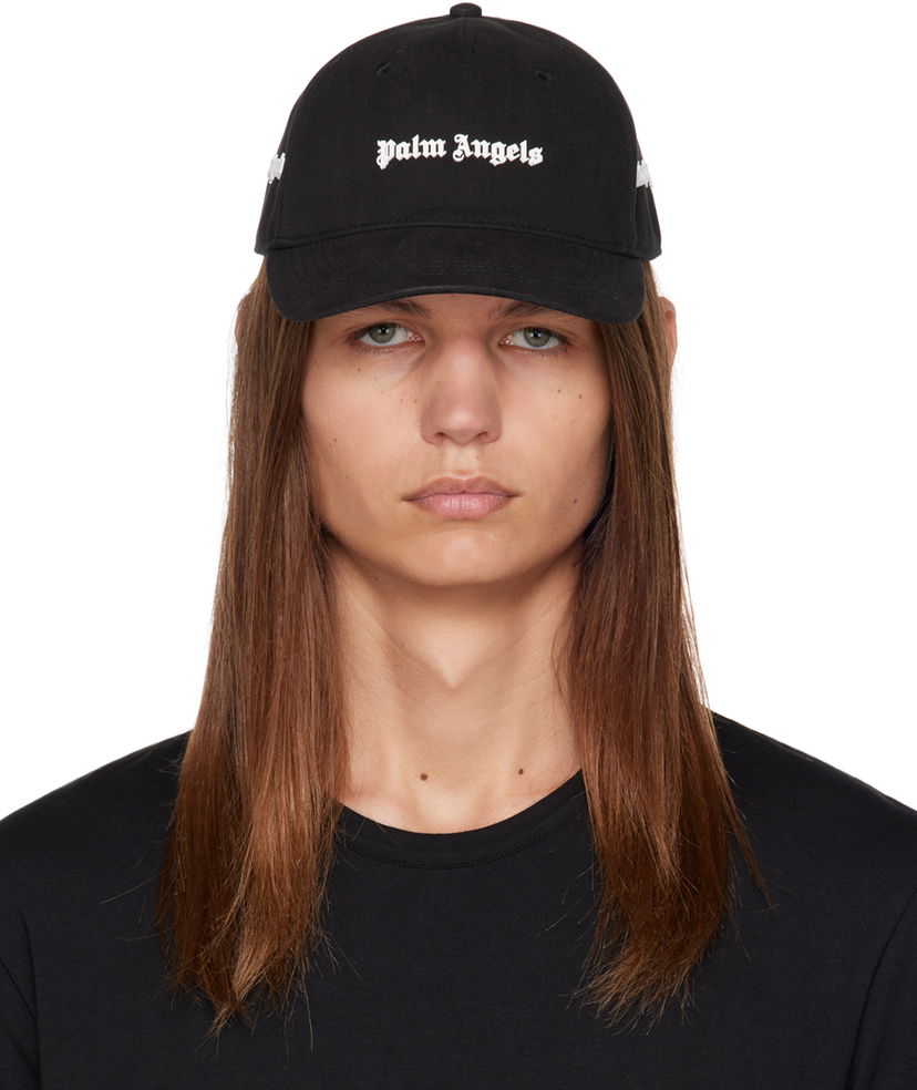 Keps Palm Angels Classic Cap Svart | PMLB095E23FAB0021001