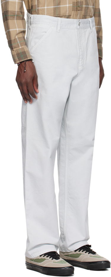 Byxor Carhartt WIP Work In Progress Single Knee Trousers Vit | I031499, 1