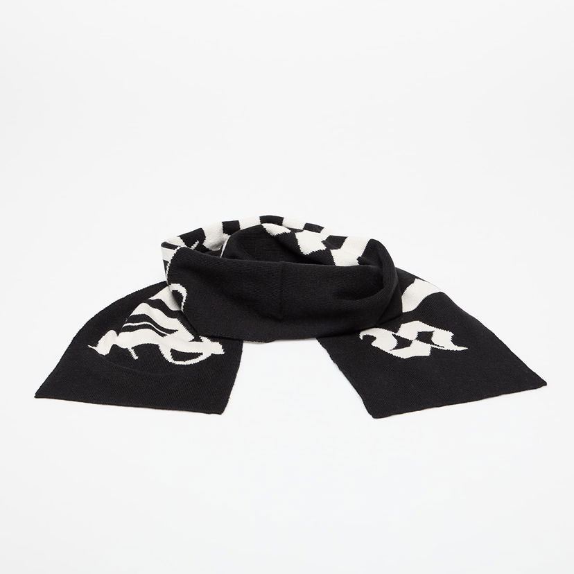 Halsduk Palm Angels Palm Angels Logo Knit Scarf Svart | PBMA008C99KNI0021003
