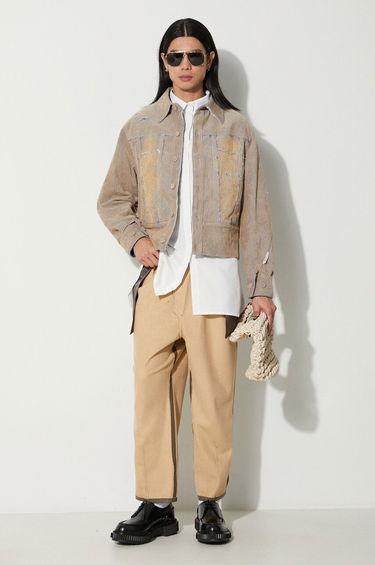 Jacka ADER ERROR Corduroy Trucker Jacket Beige | BMADFWJK1603, 1