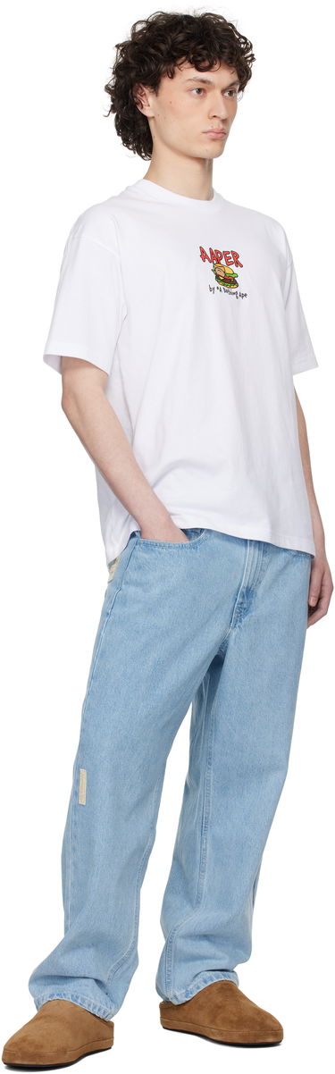 T-shirt AAPE by A Bathing Ape AAPE by A Bathing Ape 'AAPER' Graphic Short Sleeve T-Shirt Vit | AAPTEM1612XXNWHX, 3