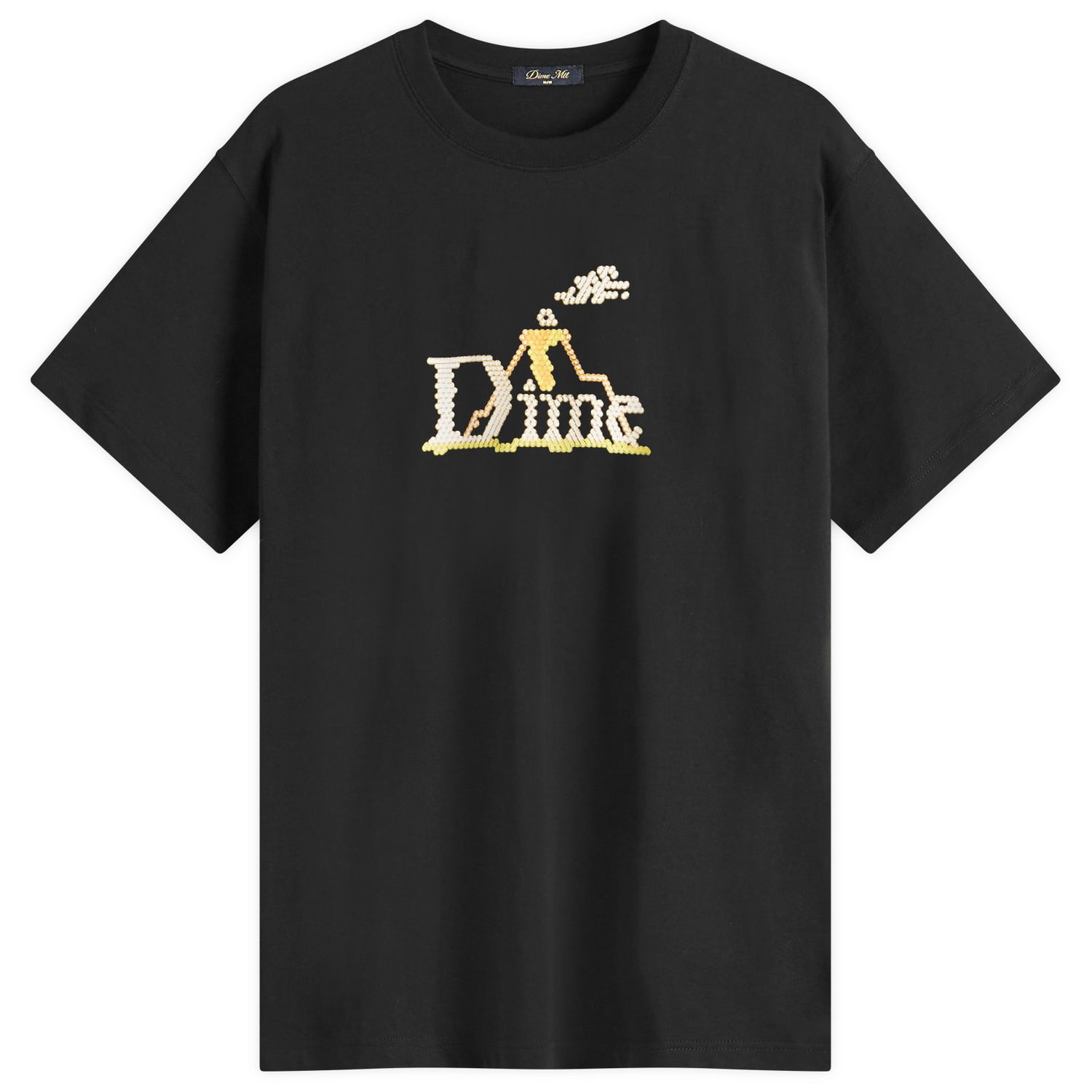 T-shirt Dime Classic Lightbright T-Shirt, Size Large Svart | DIME2SP2548BLK, 1