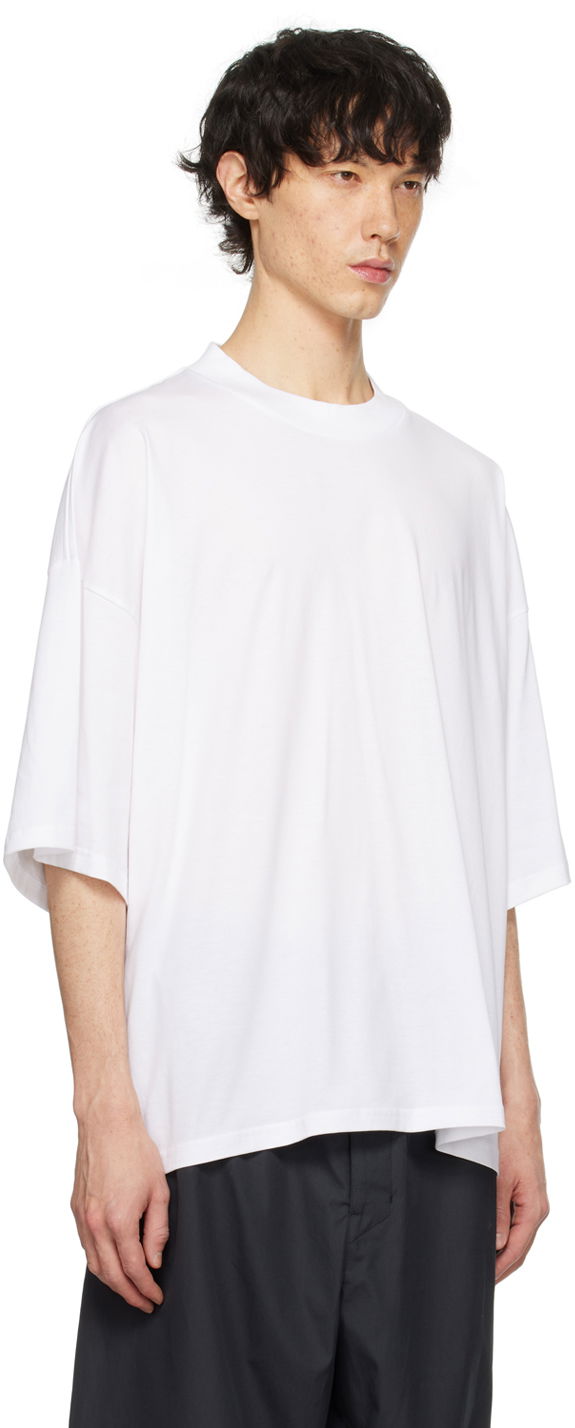 T-shirt Studio Nicholson Studio Nicholson Piu T-Shirt Vit | PIU SNM-088, 1
