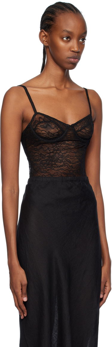 Kropp Anine Bing ANINE BING Via Lace Bodysuit Svart | A-10-9265-005, 1