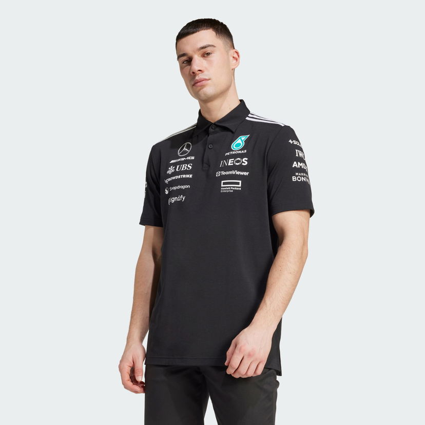 Polotröja adidas Performance Mercedes - AMG Petronas Formula One Team Polo Shirt Svart | JW5391