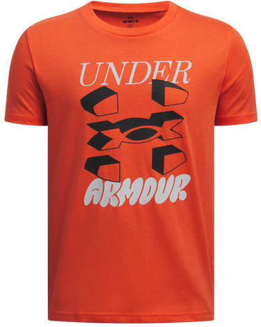 T-shirt Under Armour Under Armour Split Big Logo Short Sleeve T-Shirt Orange | 1390003-847, 0