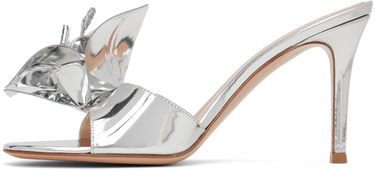 Sneakers och skor Gianvito Rossi Flower Heeled Sandals Metallisk | G15360.85RIC.MET, 2