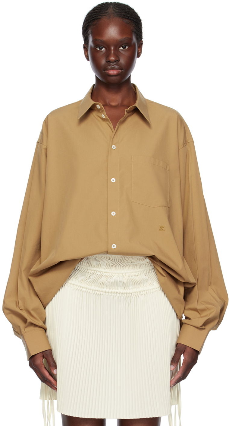 Skjorta Helmut Lang Oversized Shirt Brun | O01HW501