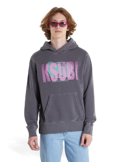 Sweatshirt Ksubi Deranged Kash Hoodie Grå | 5000007157