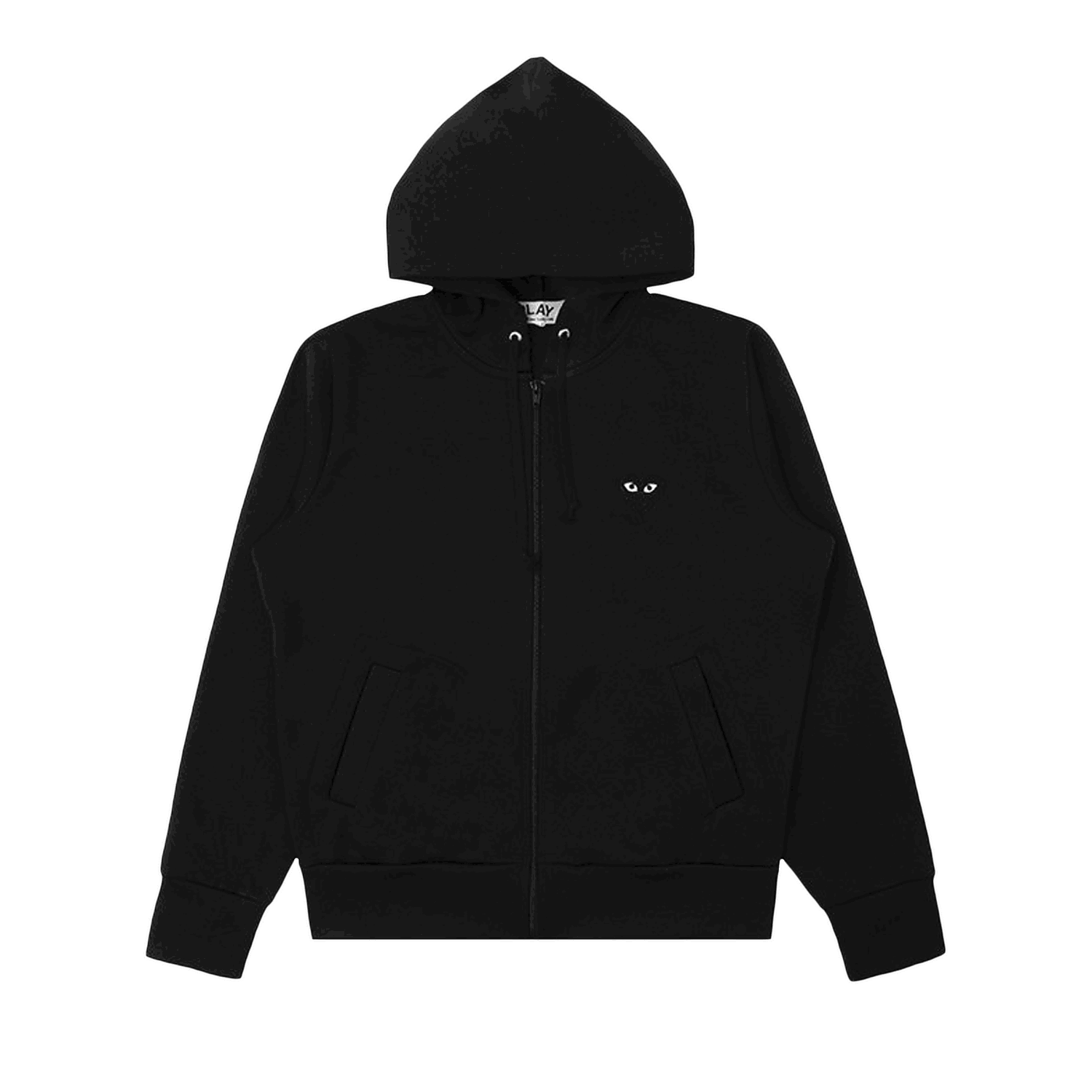 Sweatshirt Comme des Garçons PLAY Big Black Heart Hoodie Svart | az t253 051 1, 0