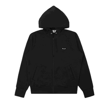 Sweatshirt Comme des Garçons PLAY Big Black Heart Hoodie Svart | az t253 051 1, 0