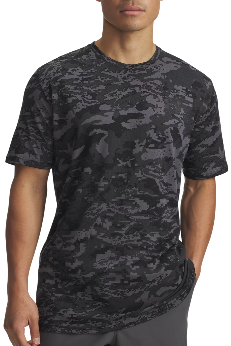 T-shirt Under Armour T-Shirt ABC Camo Short Sleeve Svart | 1357727-026