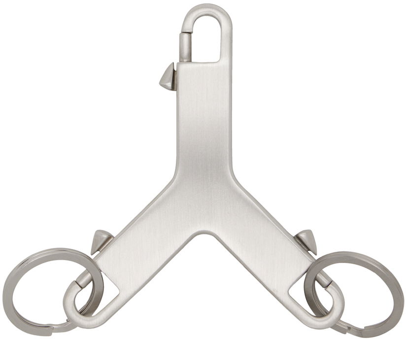 Nyckelringar Rick Owens Silver Cerberus Keychain Metallisk | RA02D0594 MET