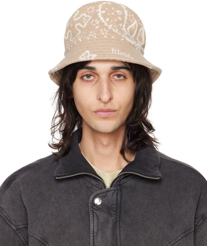 Hatt Rhude Knit Bucket Hat Beige | RHPS24HA04973517