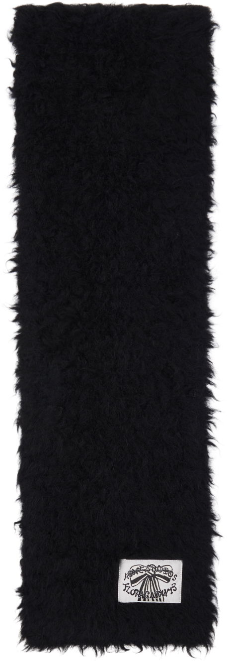 Halsduk Acne Studios Acne Studios Fluffy Scarf Svart | CA0346-