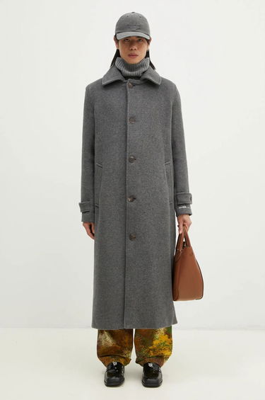 Rockar Fiorucci Fiorucci Wool Coat Grå | U01FMOCO244WO01GY01, 6