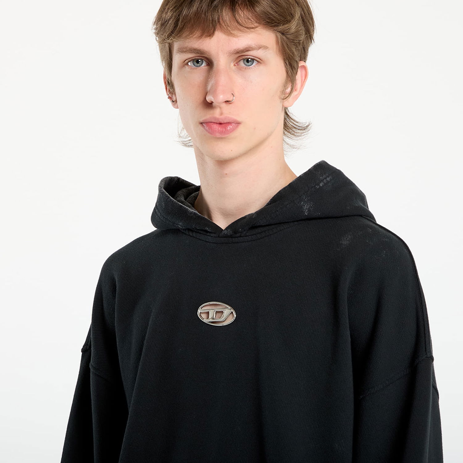 Sweatshirt Diesel Diesel S-Boxt-Hood-T10 Hoodie Svart | A19416_0IPAC 900, 1