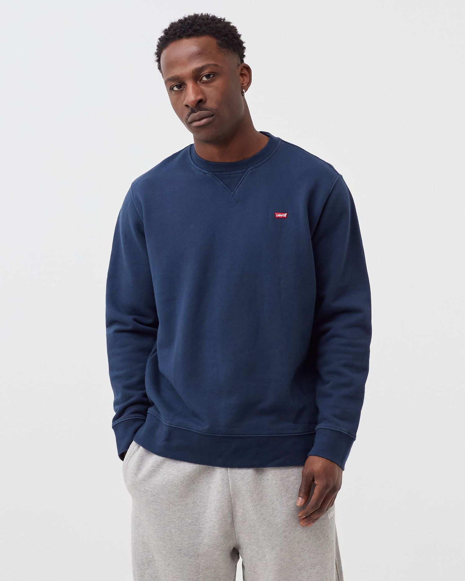 Sweatshirt Levi's New Original Crew Mörkblå | 35909-0001, 1