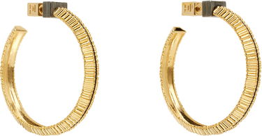 Örhängen Balmain Balmain Perfume Hoop Earrings Gul | EN0XK486MBEL, 1