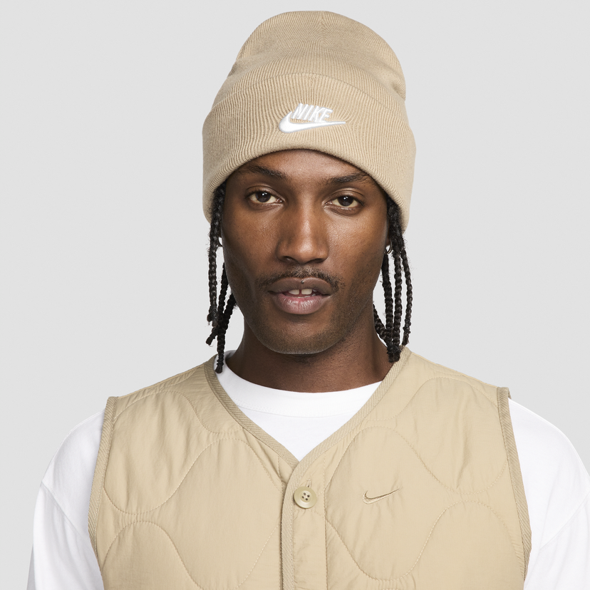 Mössa Nike Nike Peak Futura Beanie Beige | HF0186-247