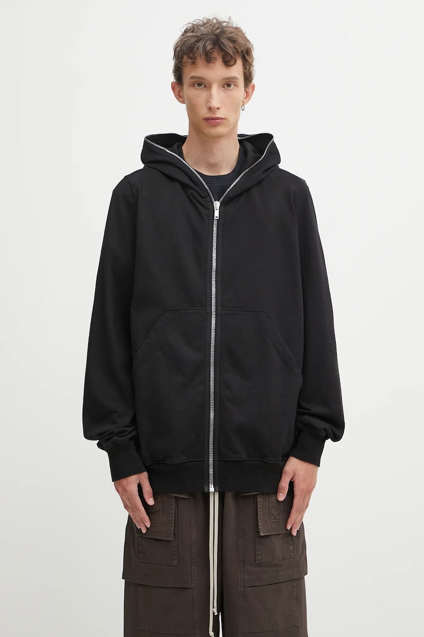 Sweatshirt Rick Owens Rick Owens DRKSHDW Jumbo Gimp Hoodie Svart | DU02E7283.RIG