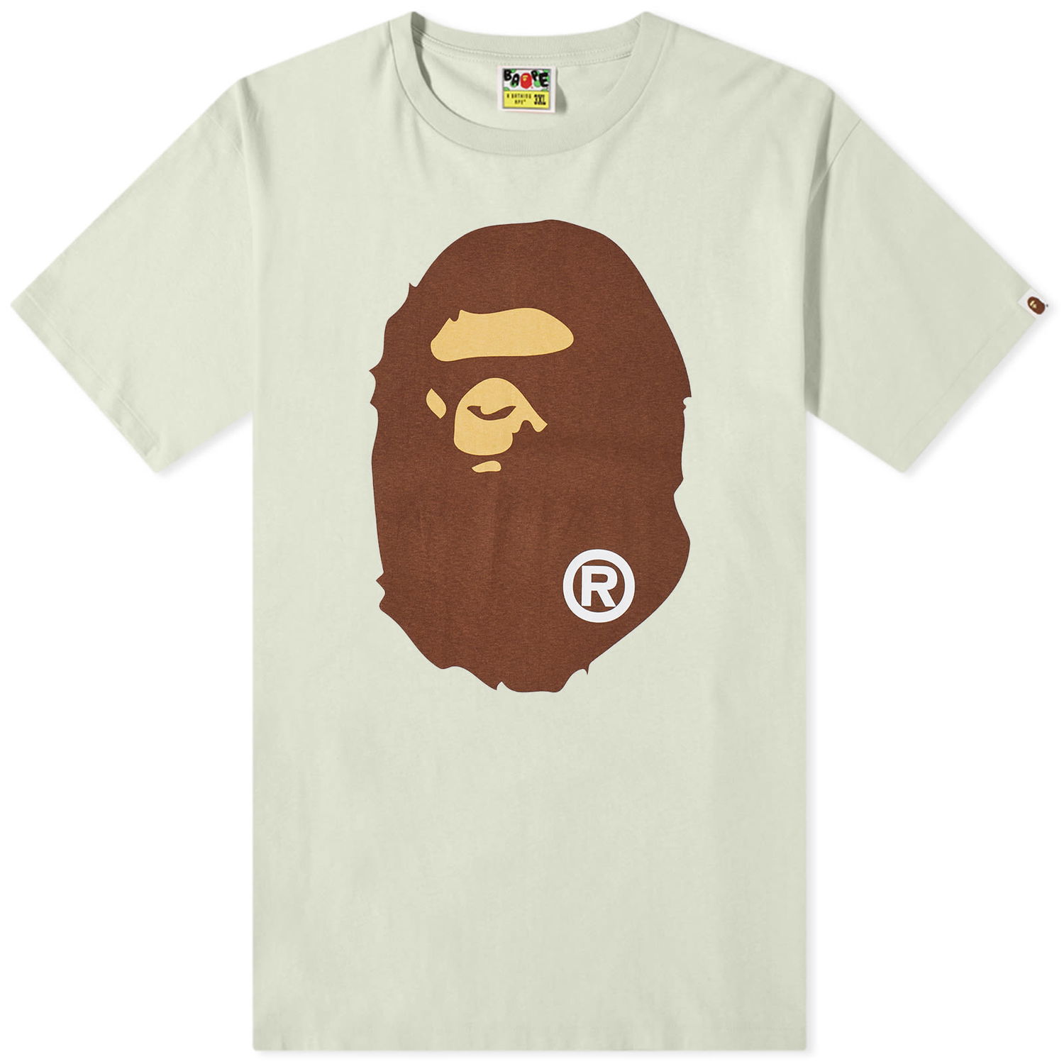 T-shirt BAPE Pigment Big Ape Head T-Shirt Green Grön | 001TEJ301022M-GRN, 0