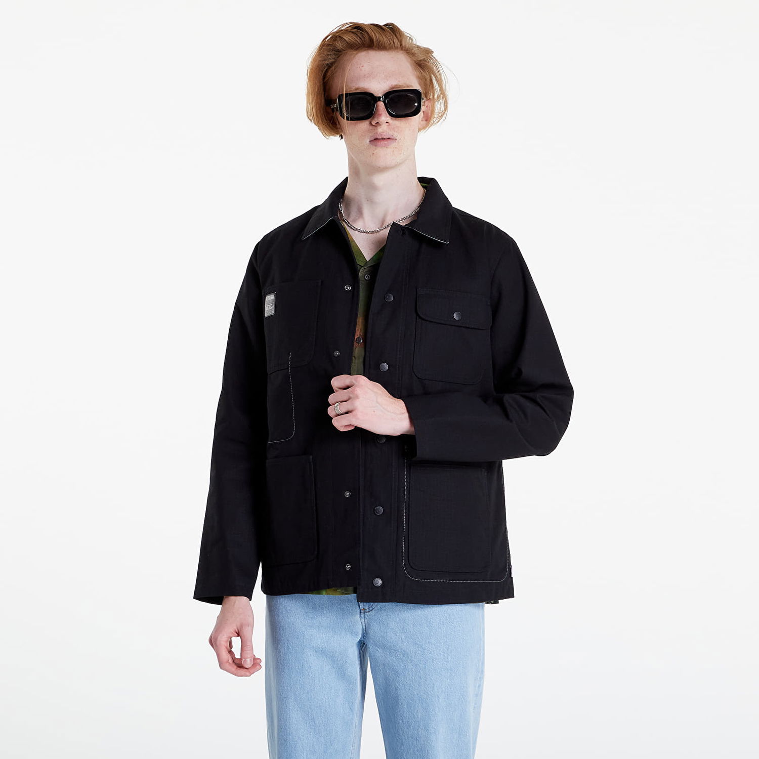 Jacka Vans Vault x Krink Drill Chore Coat Svart | VN0A5KFHBLK1, 1
