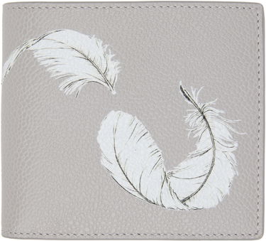 Plånbok Thom Browne Thom Browne Billfold Wallet with Feather Print Grå | MAW023A-E1353, 0