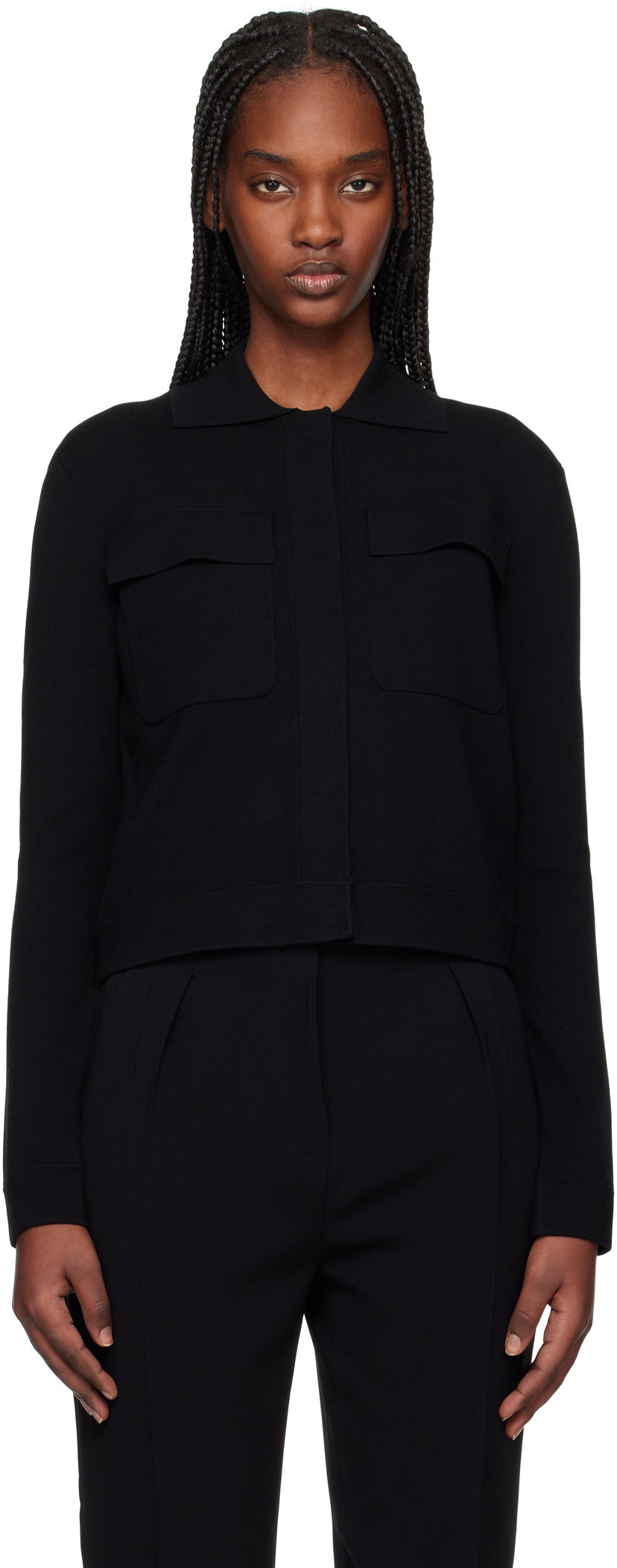 Sweater Max Mara Max Mara Mito Knit Jacket Svart | 2516341041600