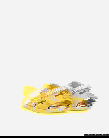 Sneakers och skor Dolce & Gabbana Spandex Fabric Floral Print Sandals Gul | D11238AA975HA3VO, 1