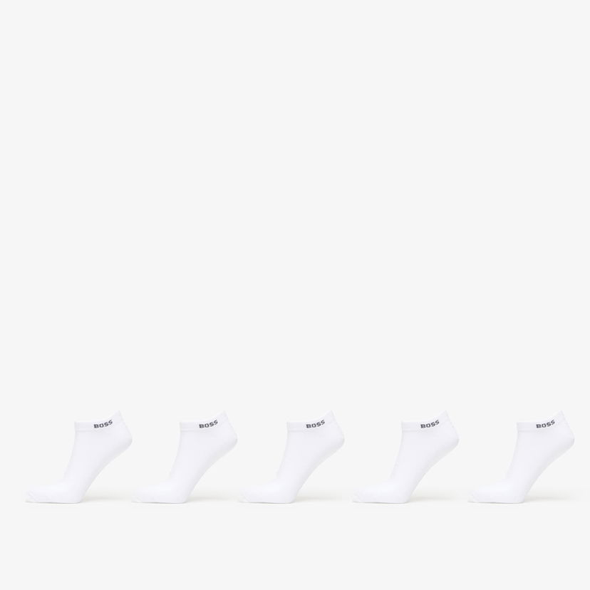 Strumpor BOSS Hugo Men-H-5-Pack As Uni Cc Socks White Vit | 50493197-100