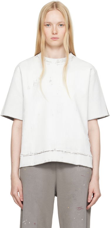 T-shirt Maison Margiela MM6 Maison Margiela Light Sweatshirt Vit | S62GU0137 M25013, 0