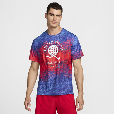 T-shirt Nike Dri-FIT USA Miler Flerfärgad | FJ3411-635, 0