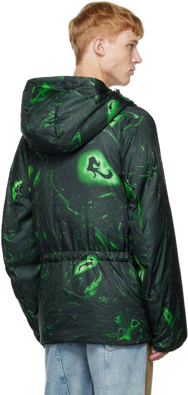 Parkas Feng Chen Wang Feng Chen Wang Graphic Down Jacket Grön | FUF14JK05, 2
