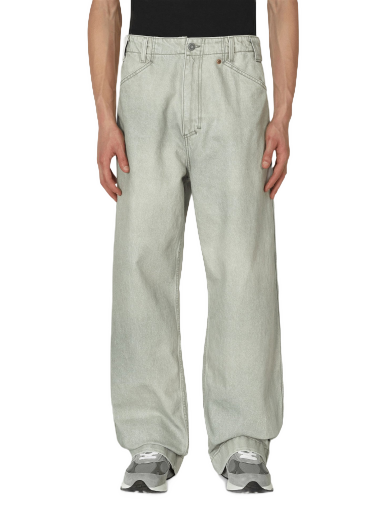 Jeans Objects IV Life Wide Leg Denim Pants Grön | 001-303-01-0422 PATGRN