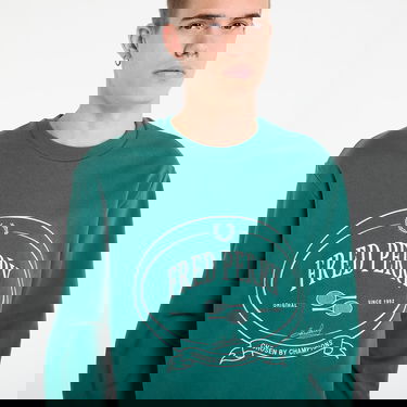 Sweatshirt Fred Perry Fred Perry Chosen By Champions Sweatshirt Grön | M1605 Z18, 1