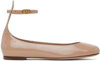 Valentino Garavani Tan-Go Patent Leather Ballerina Flats