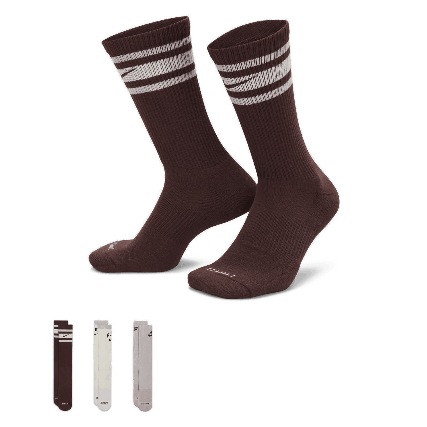 Strumpor Nike Everyday Plus 3 Pairs Flerfärgad | DX7665-911, 1