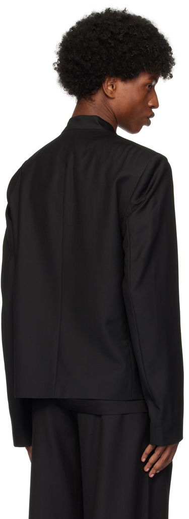Väst HELIOT EMIL Wrap Closure Blazer Svart | AW24_M_04_045_BLK01, 2