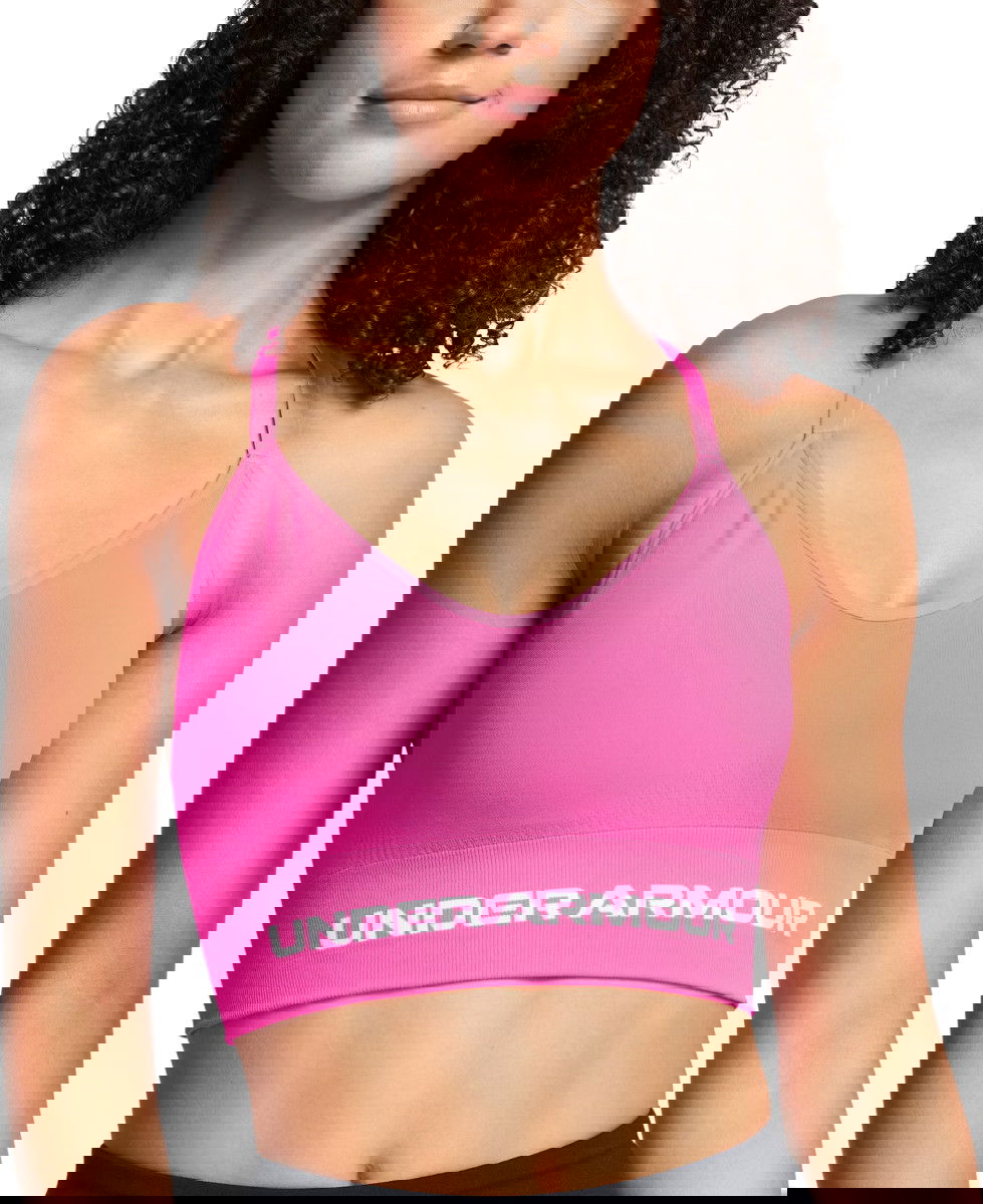 Behå Under Armour Seamless Low Bra Rosa | 1384417-652, 0