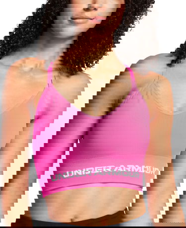 Behå Under Armour Seamless Low Bra Rosa | 1384417-652, 0