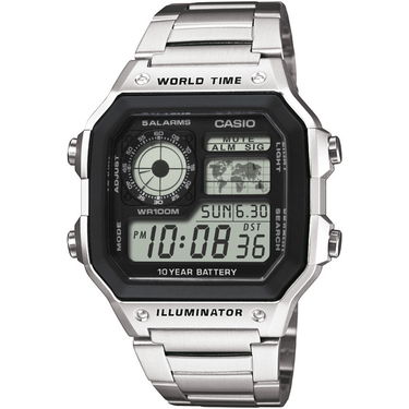 Klocka CASIO Collection Metallisk | AE-1200WHD-1AVEF, 0
