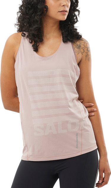 Linne Salomon Salomon Sense Aero Graphic Training Tank Top Rosa | lc2696-0, 0