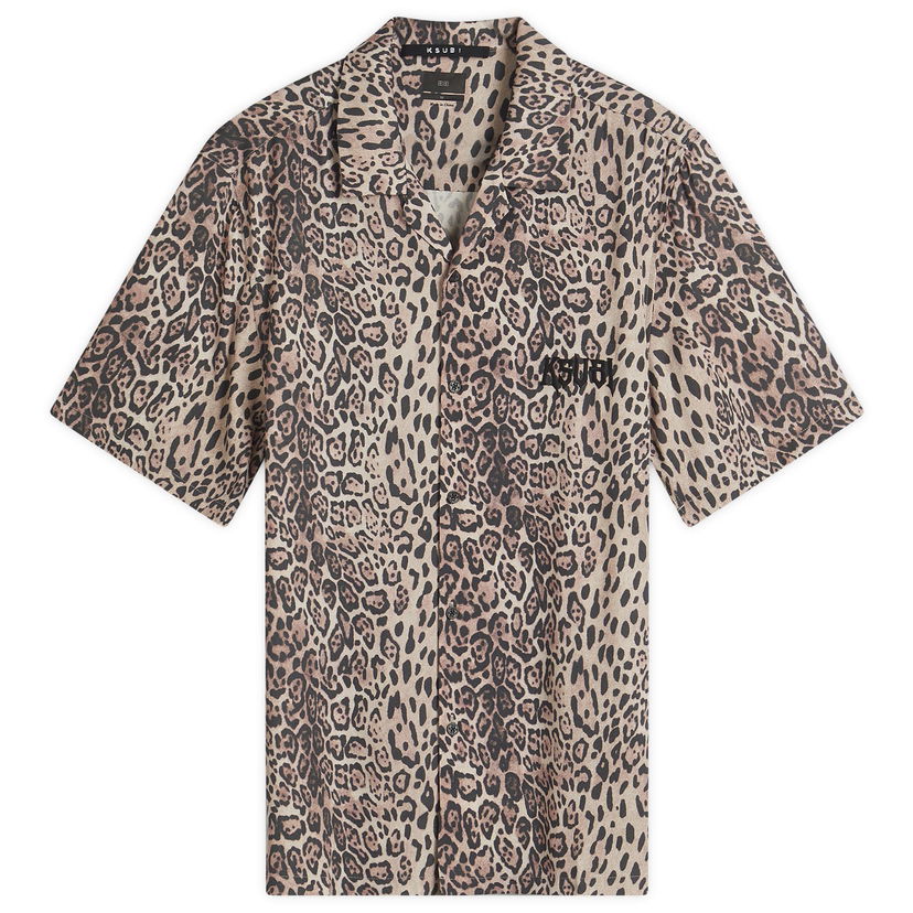 Skjorta Ksubi Ksubi Kingdom Resort Shirt, Size Large Beige | MSP25SH011