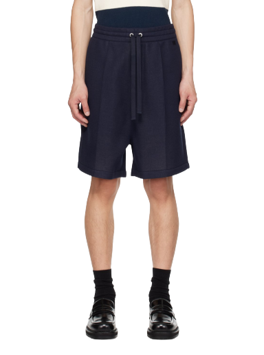 Shorts AMI Pinched Seam Shorts Mörkblå | HSO615.750