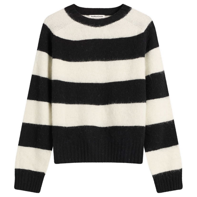 Sweater YMC Jets Stripe Knit, Size X-Small Flerfärgad | Q8ZAN-01