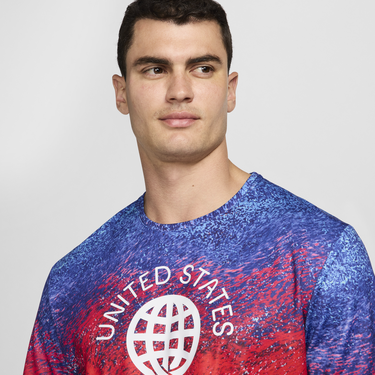 T-shirt Nike Dri-FIT USA Miler Flerfärgad | FJ3411-635, 3