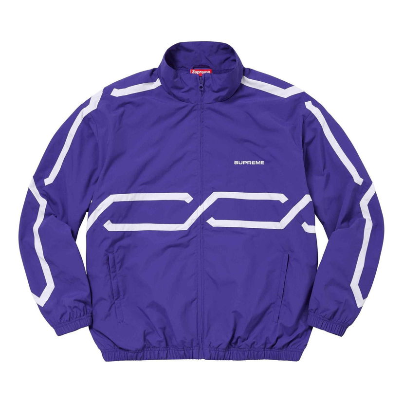 Vindjacka Supreme Inset Link Track Jacket Purpur | SUP-SS24-082