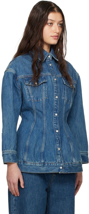 Jacka WARDROBE.NYC WARDROBE.NYC Contour Denim Jacket Blå | W6001F24DE, 1