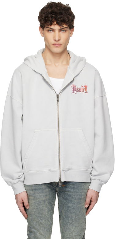 Sweatshirt Ksubi Ksubi Fuego Ekcess Zip Hoodie Grå | MPS25FL007, 0
